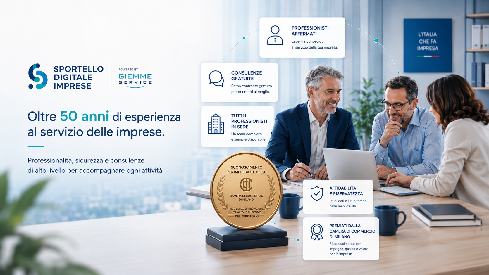 Esperienza, fiducia e consulenza per imprese
